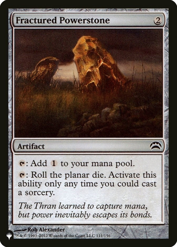 Fractured Powerstone (111) [LIST] - MTG Single