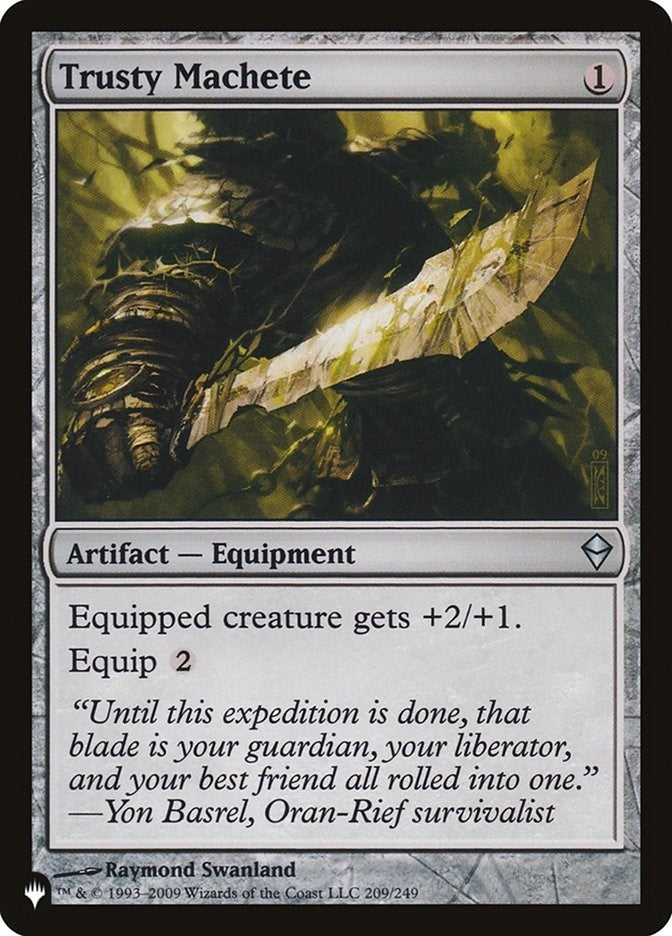 Trusty Machete (209) [LIST] - MTG Single
