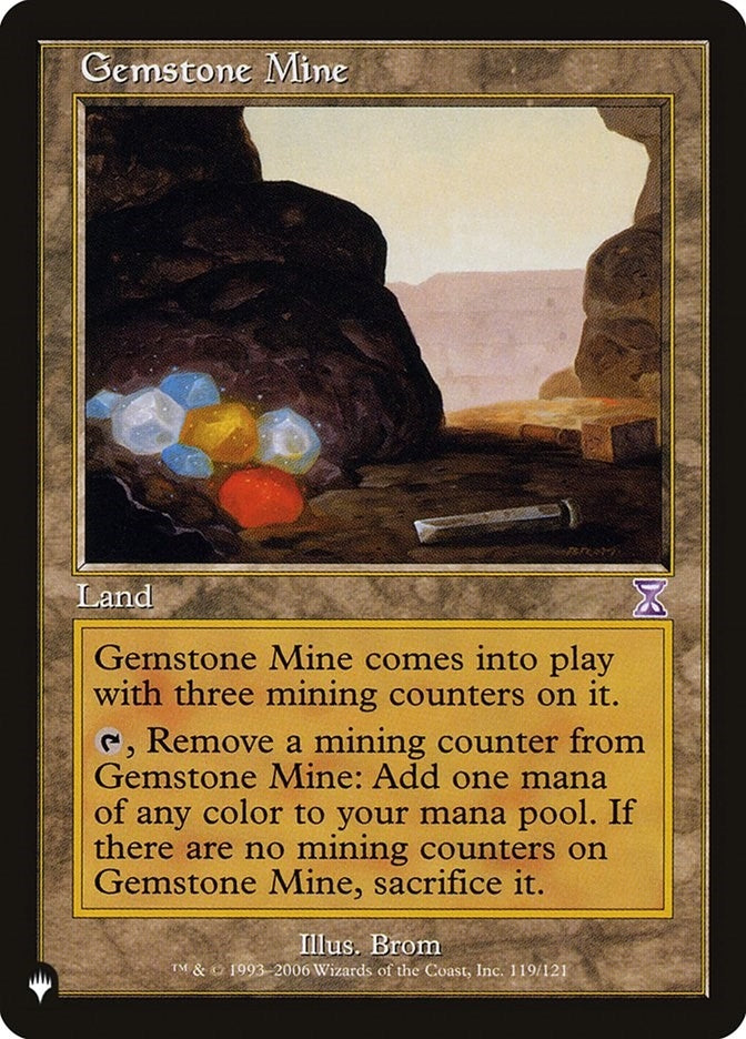 Gemstone Mine (119) [LIST] - MTG Single