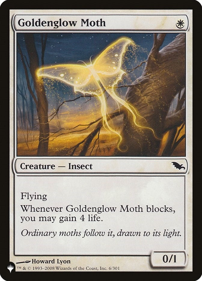 Goldenglow Moth (6) [LIST] - MTG Single