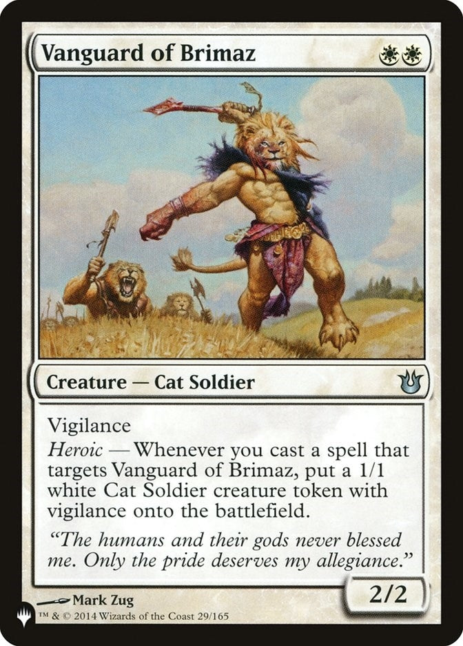 Vanguard of Brimaz (29) [LIST] - MTG Single