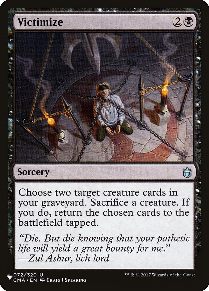 Victimize (72) [LIST] - MTG Single