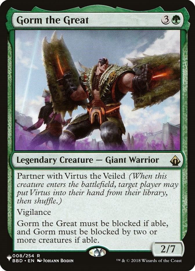 Gorm the Great (8) [LIST] - MTG Single