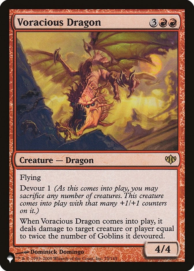 Voracious Dragon (75) [LIST] - MTG Single