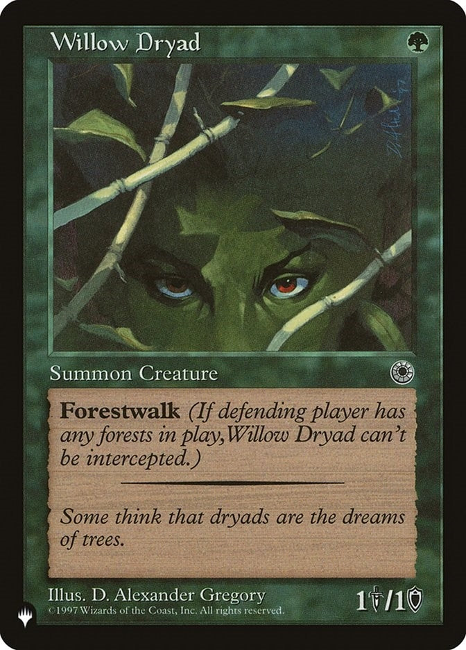 Willow Dryad [LIST] - MTG Single