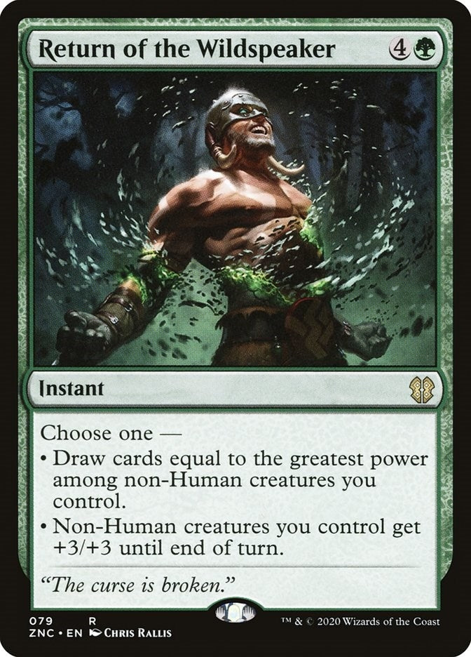 Return of the Wildspeaker (79) [ZNC] - MTG Single