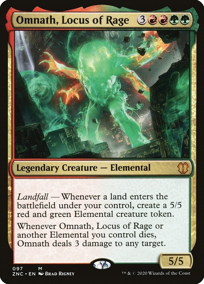 Omnath Locus of Rage (97) [ZNC] - MTG Single