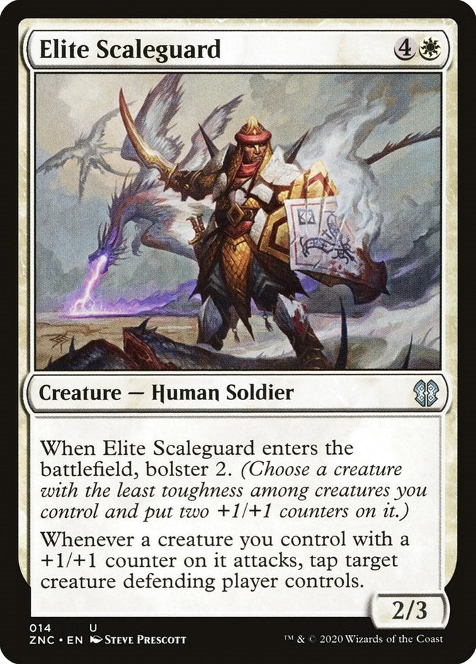 Elite Scaleguard (14) [ZNC] - MTG Single