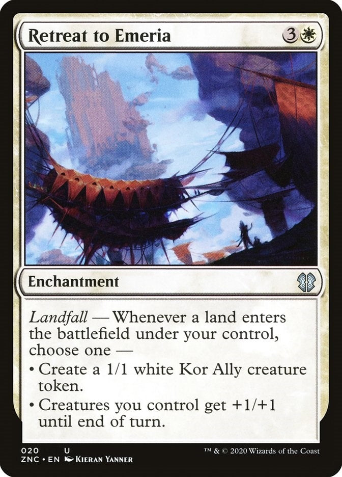Retreat to Emeria (20) [ZNC] - MTG Single