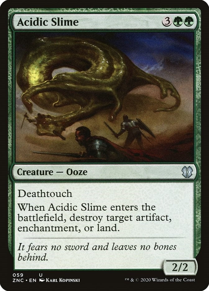 Acidic Slime (59) [ZNC] - MTG Single