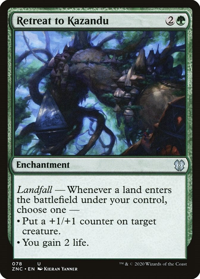 Retreat to Kazandu (78) [ZNC] - MTG Single
