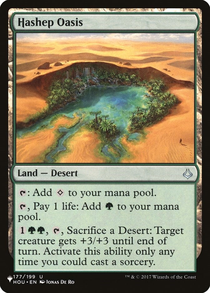 Hashep Oasis (177) [LIST] - MTG Single