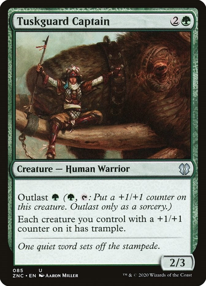 Tuskguard Captain (85) [ZNC] - MTG Single
