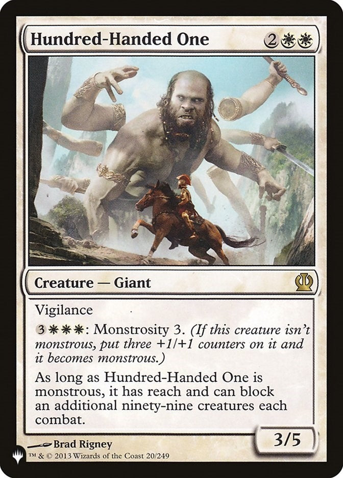 Hundred-Handed One (20) [LIST] - MTG Single