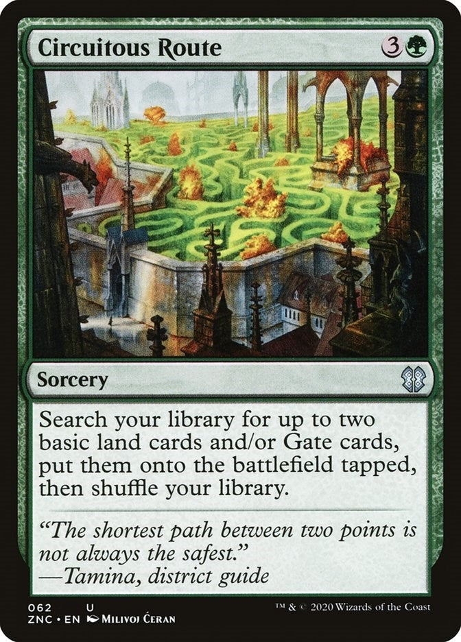 Circuitous Route (62) [ZNC] - MTG Single