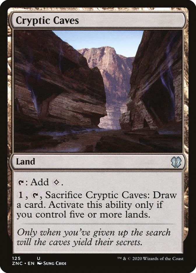 Cryptic Caves (125) [ZNC] - MTG Single