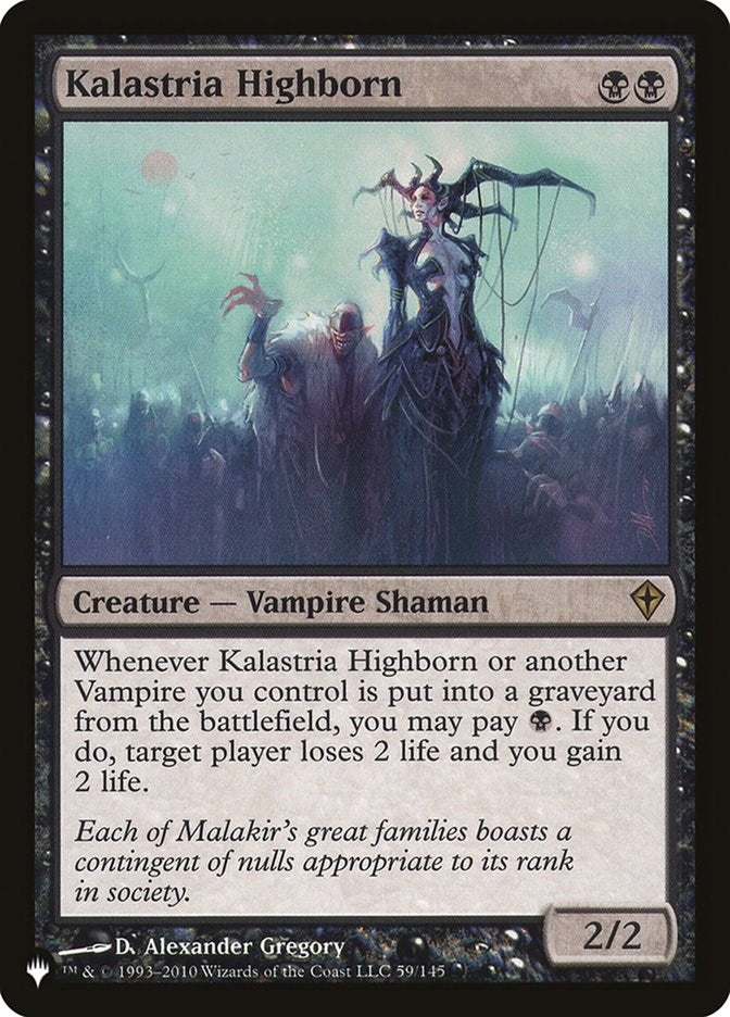 Kalastria Highborn (59) [LIST] - MTG Single