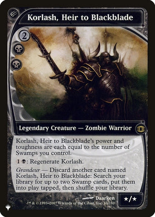 Korlash Heir to Blackblade (87) [LIST] - MTG Single
