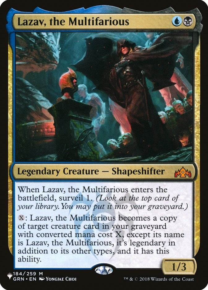 Lazav the Multifarious (184) [LIST] - MTG Single