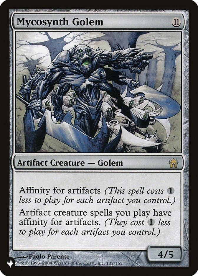 Mycosynth Golem (137) [LIST] - MTG Single