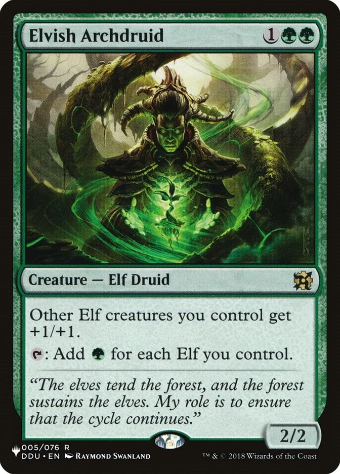 Elvish Archdruid (5) [LIST] - MTG Single
