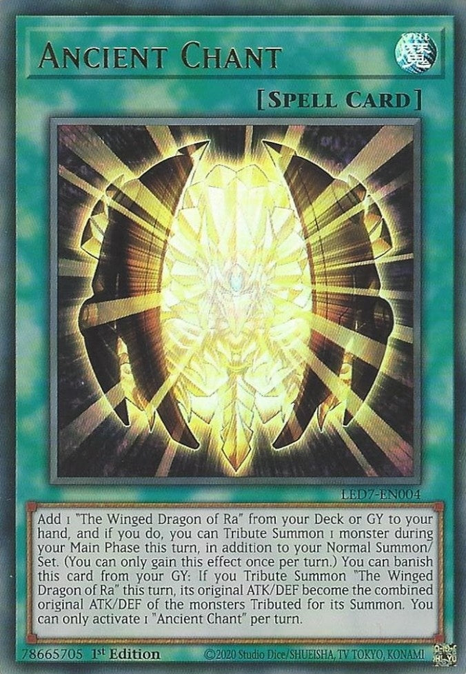 Ancient Chant (7004) (LED7) - YuGiOh Single