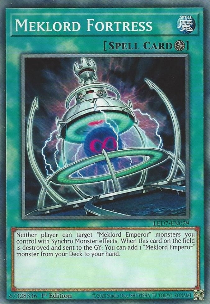 Meklord Fortress (7029) (LED7) - YuGiOh Single