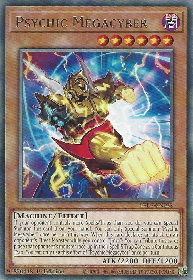 Psychic Megacyber (7033) (LED7) - YuGiOh Single