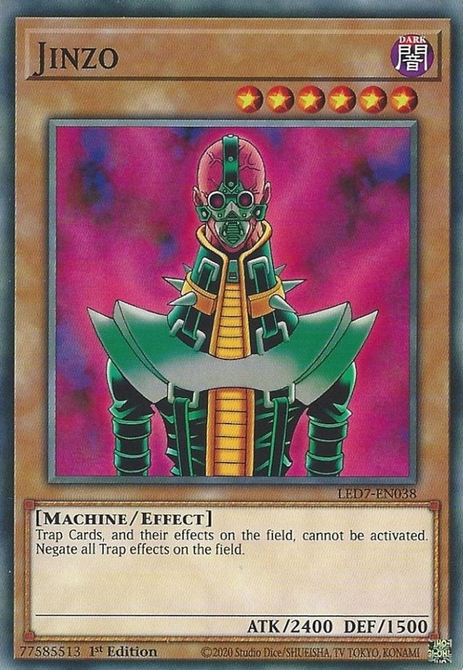 Jinzo (7038) (LED7) - YuGiOh Single