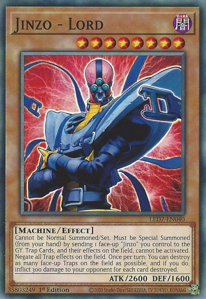 Jinzo - Lord (7040) (LED7) - YuGiOh Single