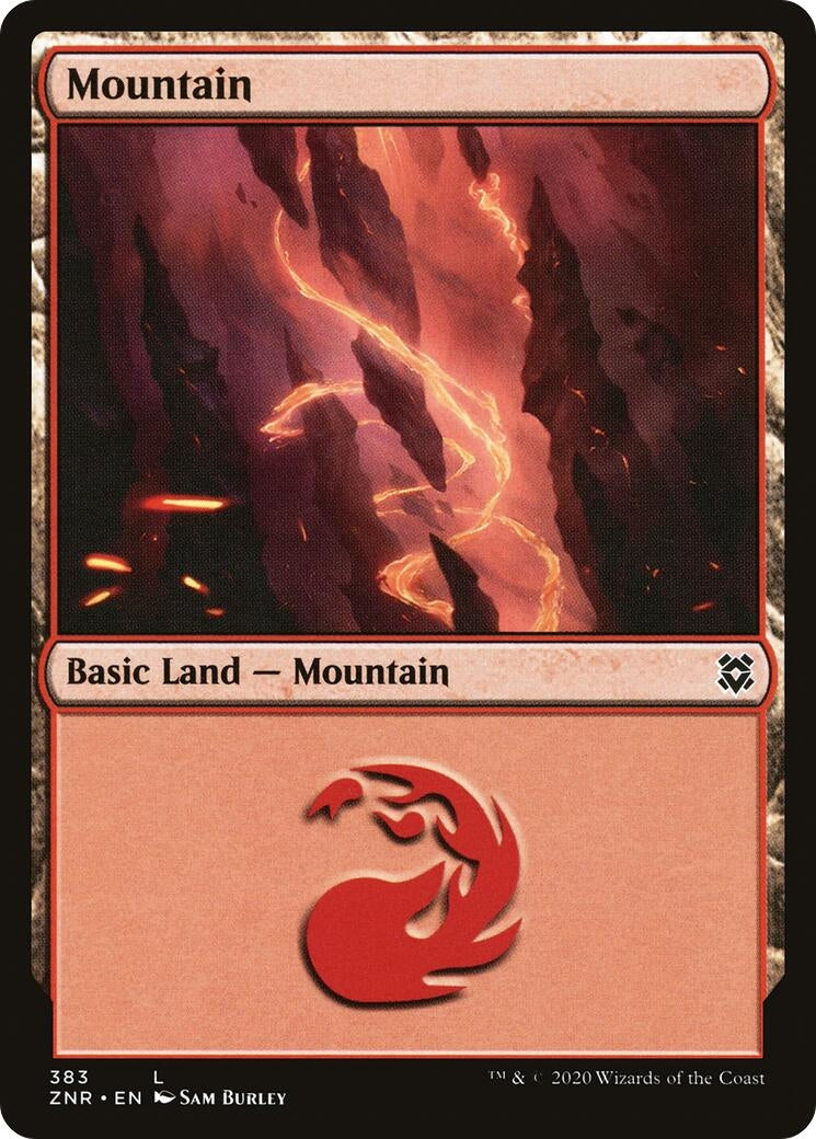 Mountain (383) [ZNR] - MTG Single