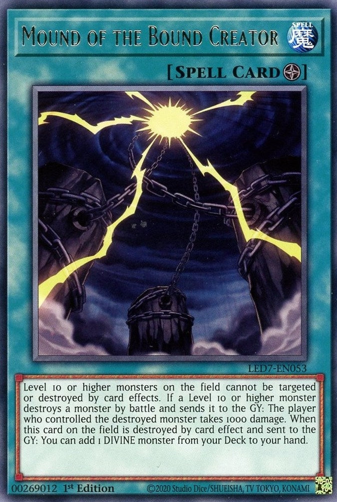 Mound of the Bound Creator (7053) (LED7) - YuGiOh Single