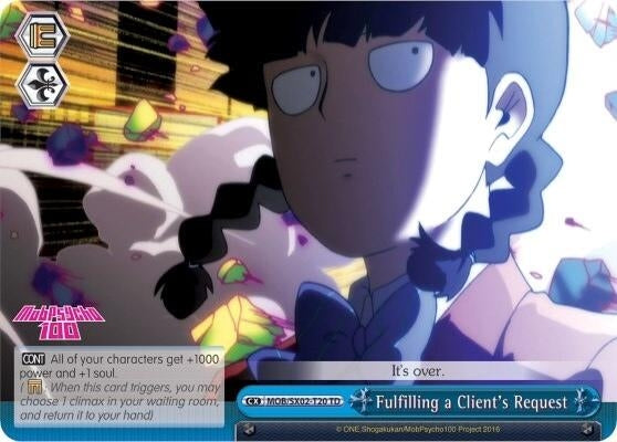 Fulfilling a Client’s Request (220) [MOB/SX02] - Weiss Schwarz Single