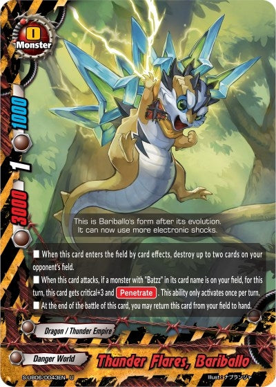 Thunder Flares Bariballo (60043) [S-UB06] - Future Card BuddyFight Single