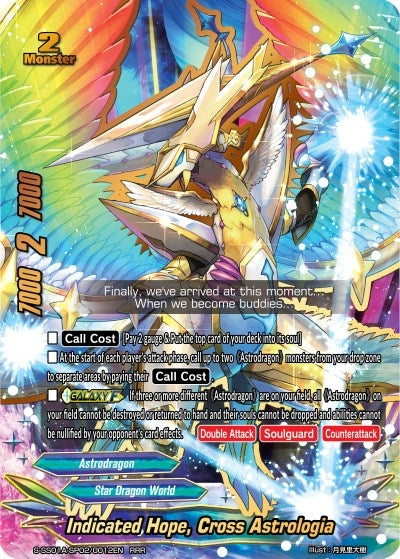 Indicated Hope Cross Astrologia (1020012) [S-SS01A] - Future Card BuddyFight Single