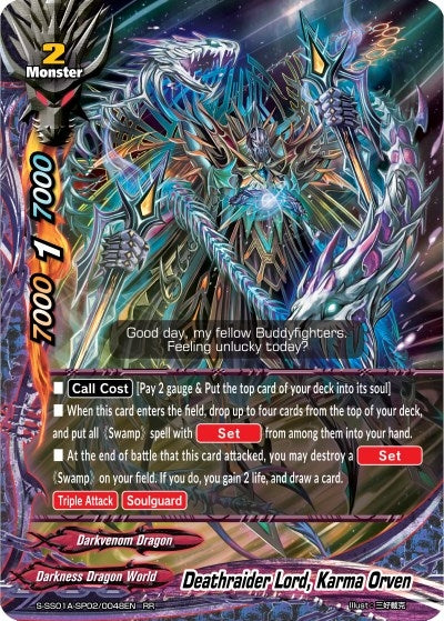 Deathraider Lord Karma Orven (1020048) [S-SS01A] - Future Card BuddyFight Single