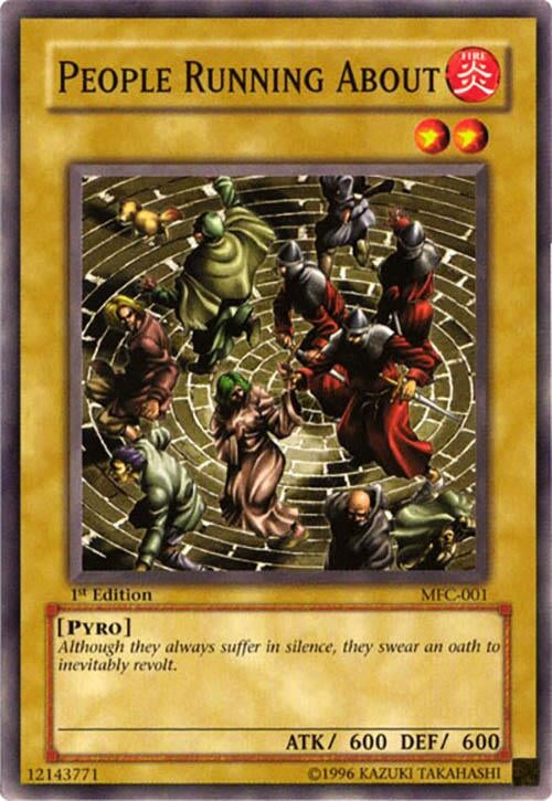 People Running About (1) - YuGiOh Single