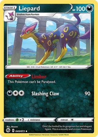 Image for Liepard (40/73) (Champion's Path) - Pokemon