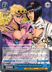 Golden Dream Giorno & Bucciarati (6604) [JJ/S66] - Weiss Schwarz Single