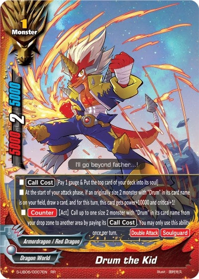Drum the Kid (60007) [S-UB06] - Future Card BuddyFight Single
