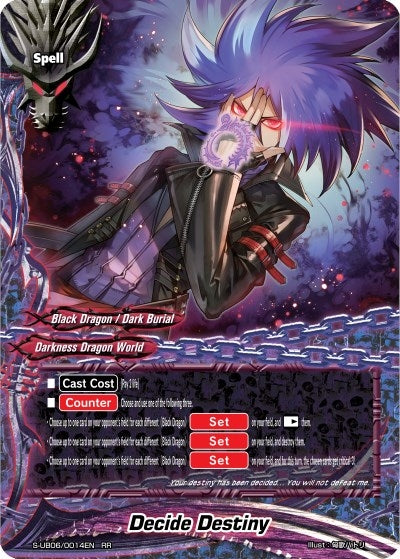 Decide Destiny (60014) [S-UB06] - Future Card BuddyFight Single