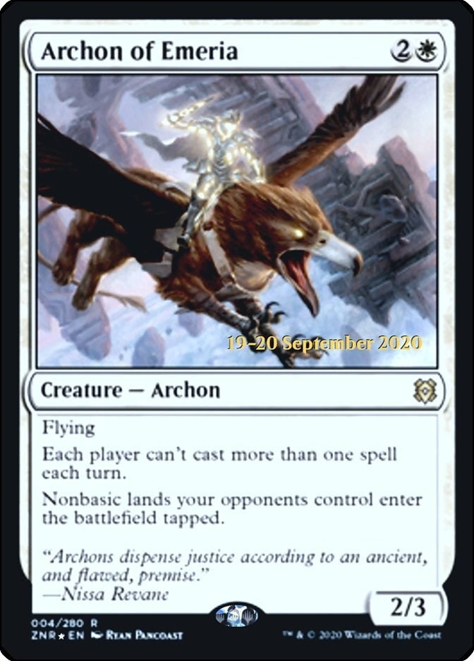 Archon of Emeria (4) [PRE] - MTG Single