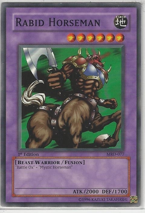 Rabid Horseman (77) (MRD) - YuGiOh Single