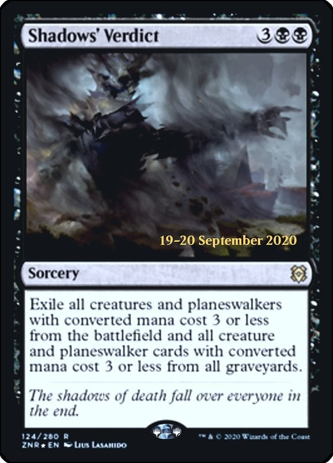 Shadows’ Verdict (124) [PRE] - MTG Single