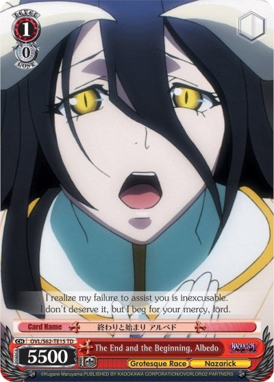 The End and the Beginning Albedo (6215) [OVL/S62] - Weiss Schwarz Single