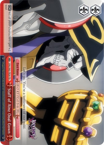 Staff of Ainz Ooal Gown (6220) [OVL/S62] - Weiss Schwarz Single