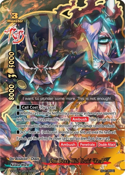 Oni Boss Kid Ibuki ’Re:B’ (1030008) [S-SS01A] - Future Card BuddyFight Single