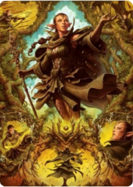 Nissa of Shadowed Boughs Art Card (6/81) (6) [ASZNR] - MTG Single
