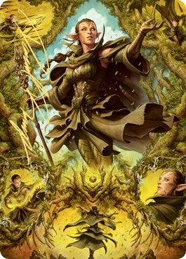 Nissa of Shadowed Boughs Art Card (6/81) (Gold-Stamped Signature) (6) [ASZNR] - MTG Single