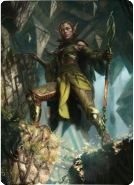 Nissa of Shadowed Boughs Art Card (5/81) (5) [ASZNR] - MTG Single